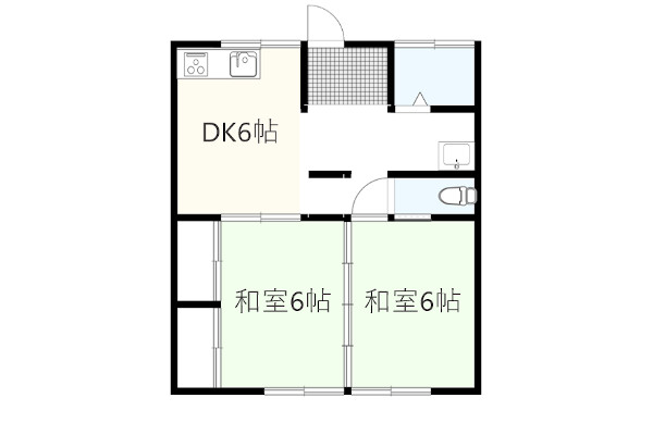 コーポあざみ野202間取り